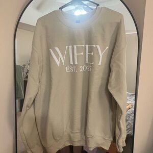 Wifey Est. 2025 Sweatshirt